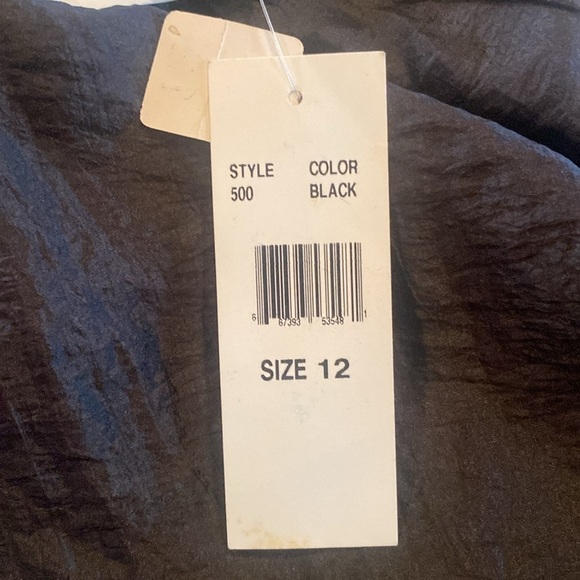 Black Formal Long Maxi Skirt by Chelsea Nights Size 12 NWT Y2K - Picture 11 of 13